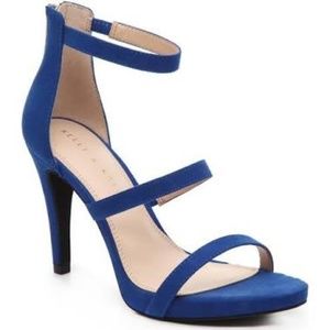 Kelly and Katie Courtnee Royal Blues Sandels